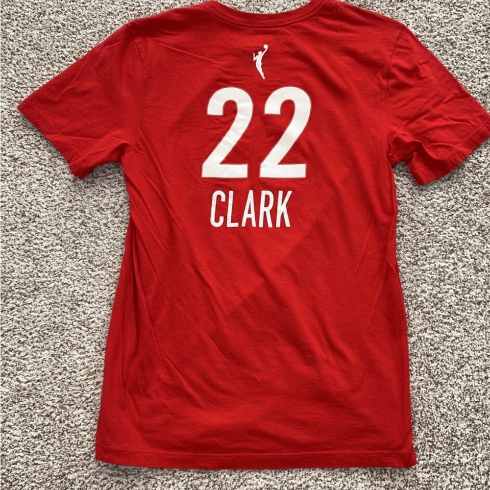 Indiana Fever Shirt Womens Small Red WNBA Basketball Caitlin Clark 22 Nike Tee